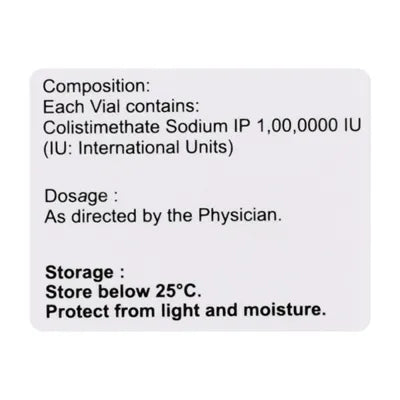 Colistimethate Sodium 1 Miu Injection