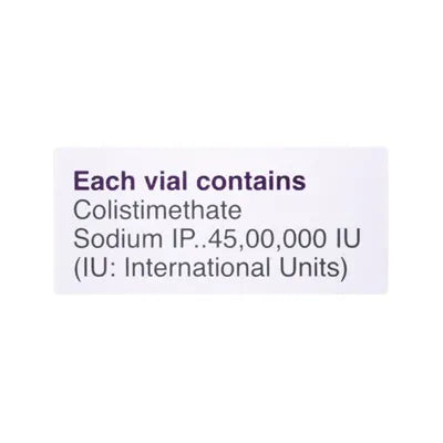 Colistimethate Sodium  4.5 Miu Injection