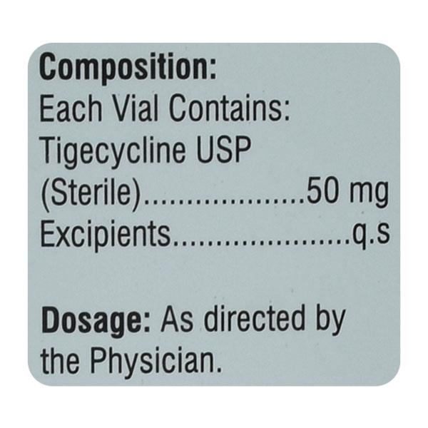 Tigecycline 50 Mg Injection