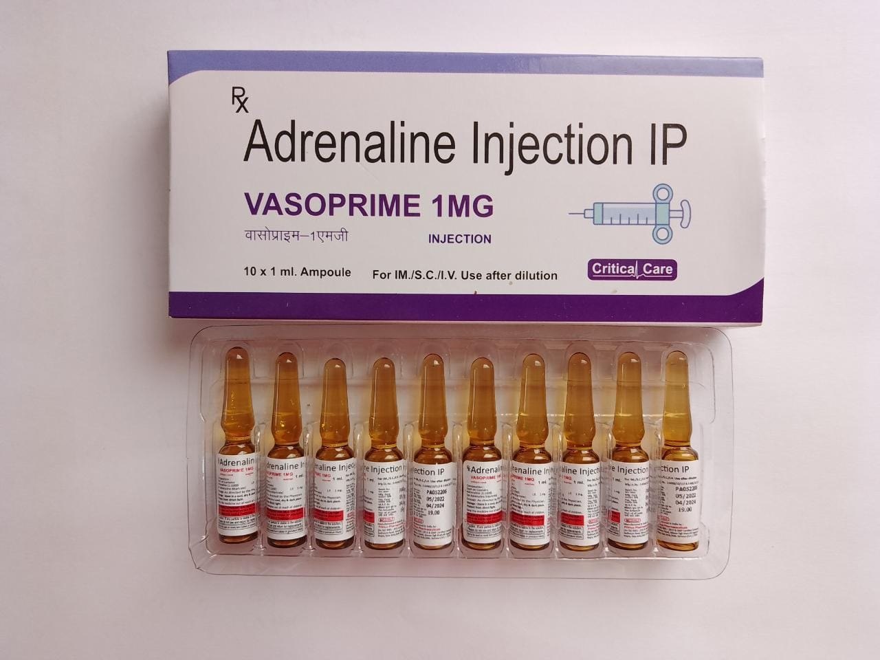 ADRENALINE 1MG INJECTION