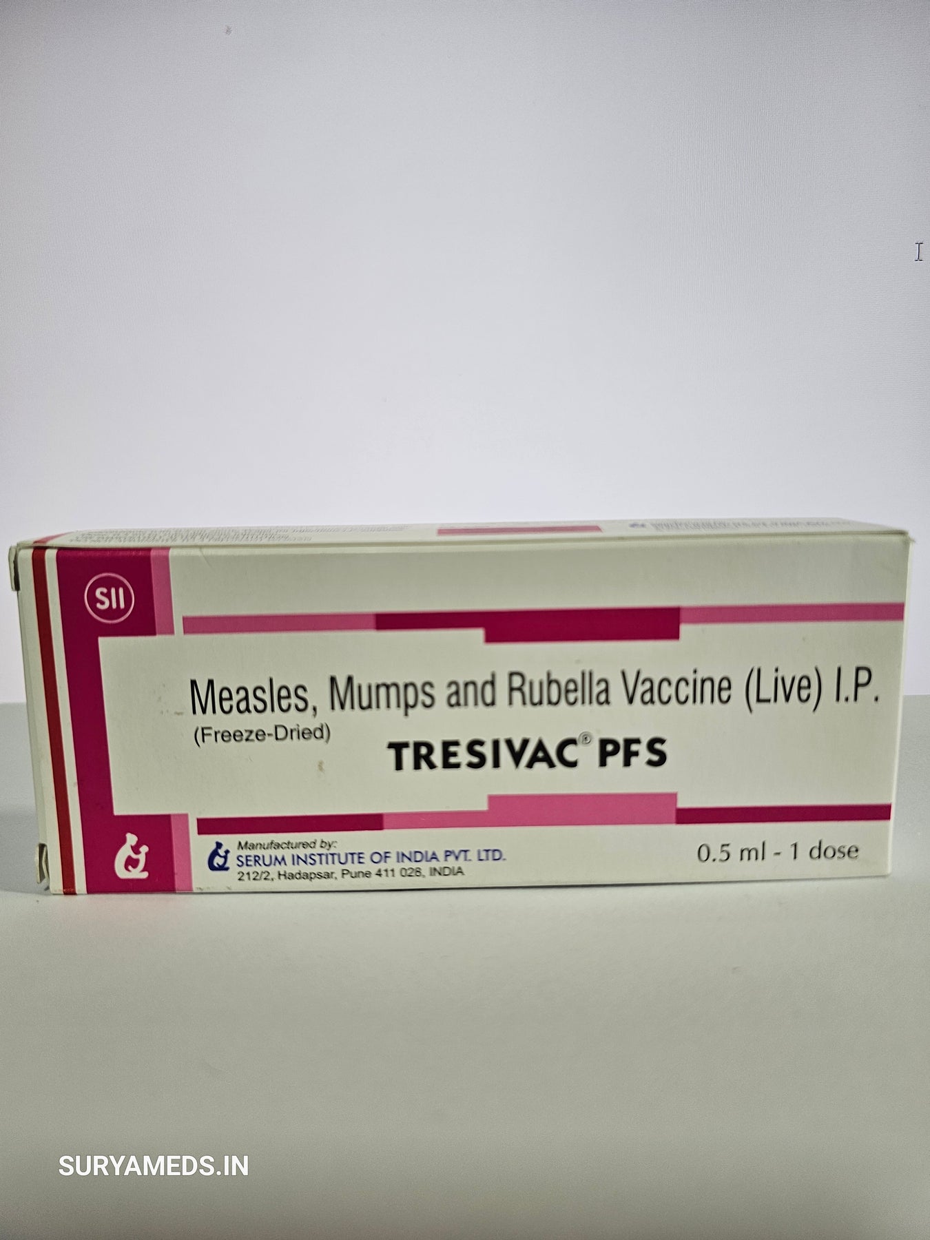 MEASLES MUMPS and Rubella Vaccine pfs