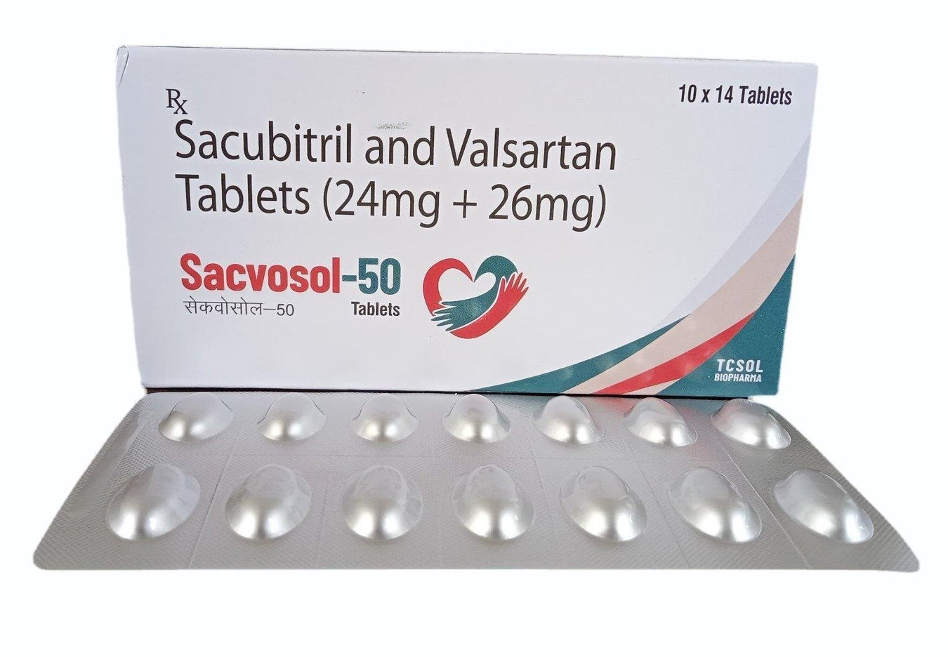 SACUBITRIL AND VALSARTAN 50 MG TABLETS