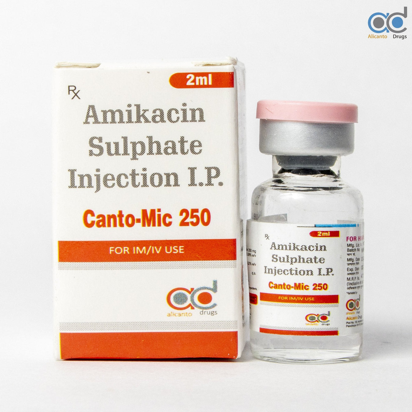 AMIKACIN SULPHATE   250MG AND 2ML INJECTION