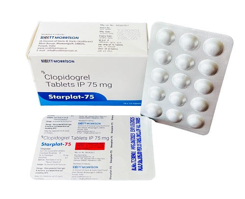CLOPIDOGREL 75 MG TABLETS