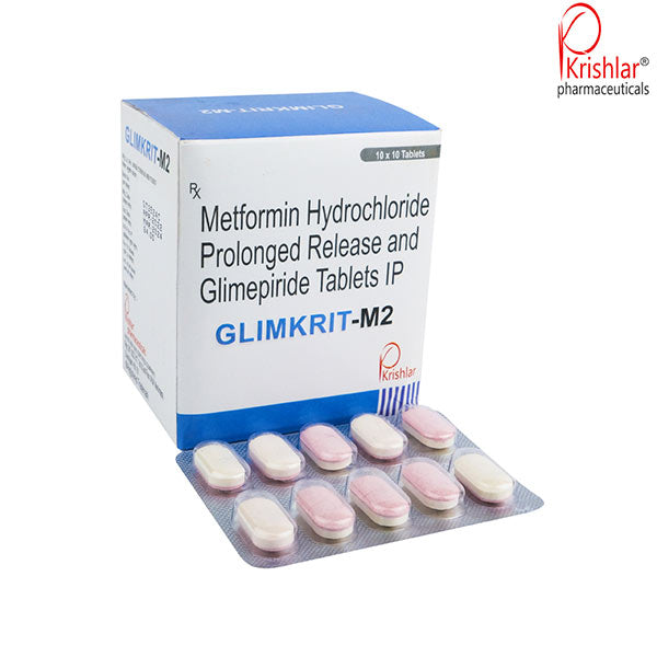 METFORMIN HYDROCLORIDE PROLONGED-RELEASE AND GLIMEPIRIDE M2 TABLETS