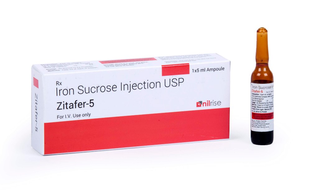 IRON SUCROSE 100 MG AND 5 ML INJECTION