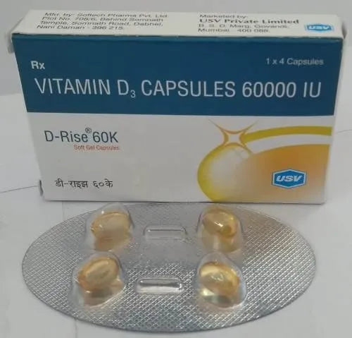 VITAMIN D3 60,000 CAPSULES