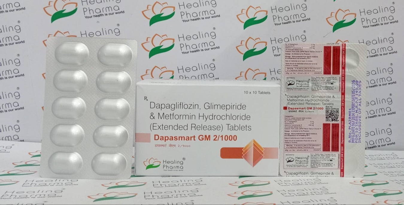 DAPAGLIFLOZIN GLIMEPIRIDE AND METFORMIN HYDROCHLORIDE