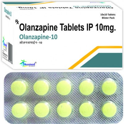 OLANZAPINE 10 MG TABLETS