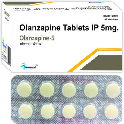 OLANZAPINE 5 MG TABLETS