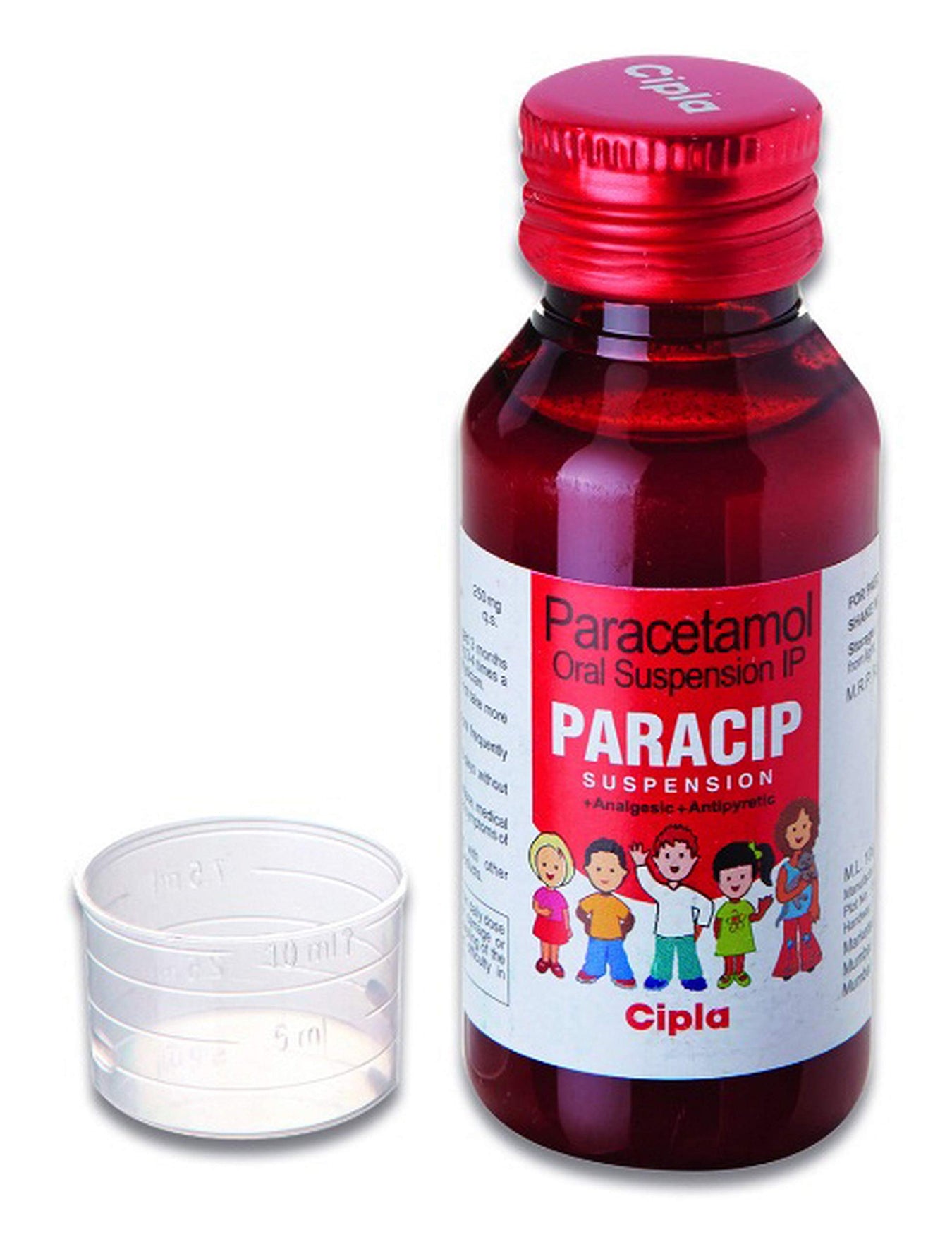 Paracetamol Paediatric Oral Suspension lP Syrup 250 mg
