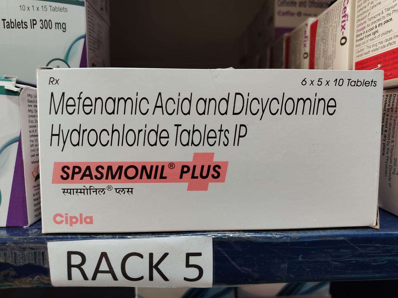 Mefenamic Acid and Dicyclomine Hydrochloride