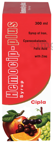 Syrup of Iron Cyanocobalamin Folic Acid with Zinc Syrup 300 ml