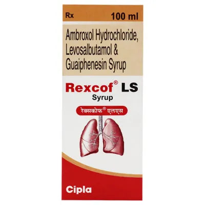 Ambroxol Hydrochloride Levosalbutamol & Guaiphenesin Syrup 100 ml