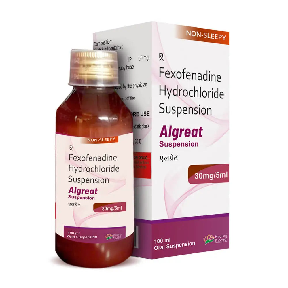 Fexofenadine Hydrochloride 30mg / 5ml Suspension
