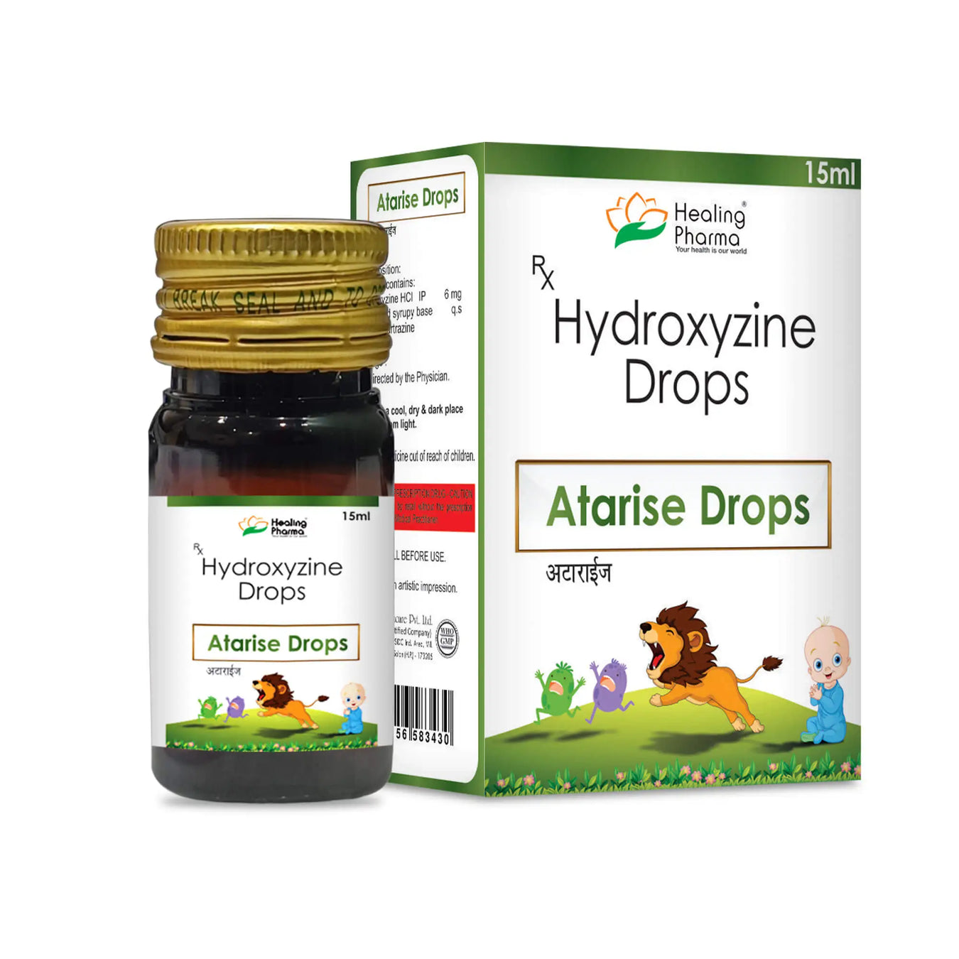 Hydroxyzine Hydrochloride 6mg / ml Drops