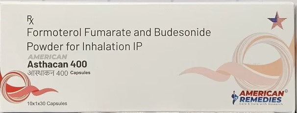 Formoterol Fumarate 6 mcg+ Budesonide 400 mcg Rotacaps