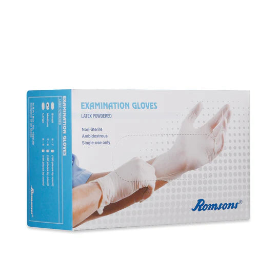 Latex Medical Examination Hand Gloves 100 Pieces/Pack