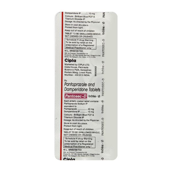 Pantosec D Tablets