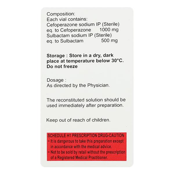 Sulbagreat 1.5 Gm Injection